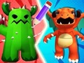การต่อสู้ของสัตว์ประหลาด: การวาดภาพ  เกมออนไลน์