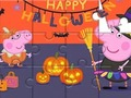 ปริศนาจิ๊กซอว์: Peppa Halloween  เกมออนไลน์