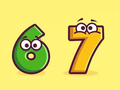 สมุดระบายสี: หมายเลข 6-7  เกมออนไลน์