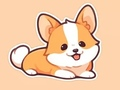 สมุดระบายสี: Corgi  เกมออนไลน์