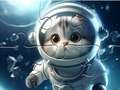 ปริศนาจิ๊กซอว์: นักบินอวกาศ-แมว  เกมออนไลน์