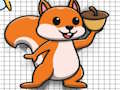 การผจญภัยระบายสีกระรอก  เกมออนไลน์