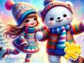 ปริศนาจิ๊กซอว์: หญิงสาวบนลานสเก็ต  เกมออนไลน์