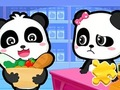 ปริศนาจิ๊กซอว์: ซุปเปอร์มาร์เก็ตแพนด้าน้อย  เกมออนไลน์