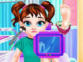 การรักษาอาการบาดเจ็บที่สกีของ Baby Taylor  เกมออนไลน์