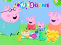 ปริศนาจิ๊กซอว์: ปิคนิคครอบครัว Peppa Pig  เกมออนไลน์
