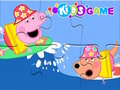 ปริศนาจิ๊กซอว์: ล่องเรือทะเล Peppa Pig  เกมออนไลน์