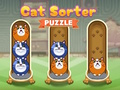 ปริศนาตัวเรียงลำดับแมว  เกมออนไลน์