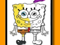 การผจญภัยระบายสี SpongeBob  เกมออนไลน์