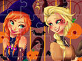 จิ๊กซอว์เจ้าหญิงฮาโลวีน  เกมออนไลน์