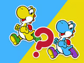 แบบทดสอบเด็ก: สีของรองเท้าไดโนเสาร์ตัวน้อย  เกมออนไลน์