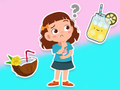 แบบทดสอบเด็ก: คุณอยากดื่มอะไร?  เกมออนไลน์