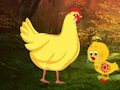 ดึงลูกไก่ที่ได้รับบาดเจ็บ  เกมออนไลน์