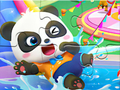 ปริศนาจิ๊กซอว์: สวนน้ำเบบี้แพนด้า  เกมออนไลน์