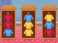 ปริศนาการเรียงลำดับสีตู้เสื้อผ้า  เกมออนไลน์