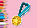 สมุดระบายสี: เหรียญรางวัล  เกมออนไลน์