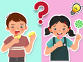 แบบทดสอบสำหรับเด็ก: พวกเขามีรสชาติเป็นอย่างไร?  เกมออนไลน์