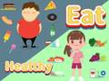 แบบทดสอบสำหรับเด็ก: กินเพื่อสุขภาพ  เกมออนไลน์