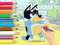 สมุดระบายสี: Bluey และ Bingo  เกมออนไลน์