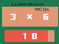 เรียนรู้คณิตศาสตร์ MCQ  เกมออนไลน์