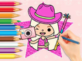 สมุดระบายสี: Toca Boca World  เกมออนไลน์