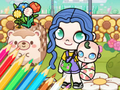 สมุดระบายสี: Avatar World Babycare  เกมออนไลน์