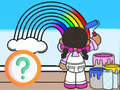 แบบทดสอบเด็ก: ระบายสีท้องฟ้า  เกมออนไลน์