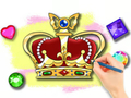 สมุดระบายสี: รอยัลคราวน์  เกมออนไลน์