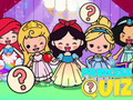 แบบทดสอบเด็ก: แบบทดสอบเจ้าหญิง  เกมออนไลน์