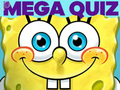 แบบทดสอบสำหรับเด็ก: แบบทดสอบเมกะ SpongeBob  เกมออนไลน์