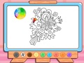 สมุดระบายสี: ช่อดอกไม้  เกมออนไลน์