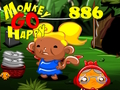 มังกี้โกแฮปปี้ สเตจ 886  เกมออนไลน์