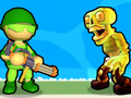 การทำลายล้างของ Stickman Zombie  เกมออนไลน์