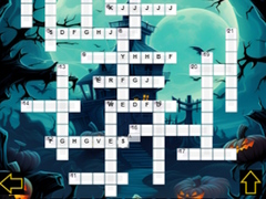 ปริศนาอักษรไขว้วันฮาโลวีน  เกมออนไลน์
