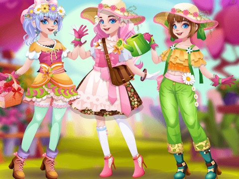 ชาวสวนดอกไม้วัยรุ่น  เกมออนไลน์