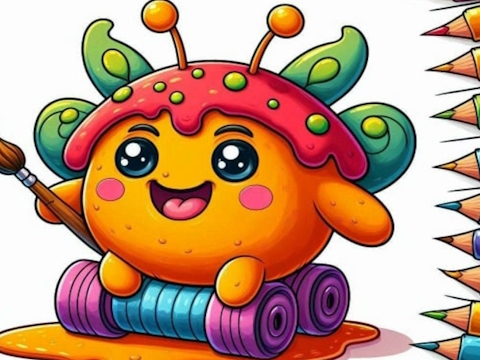 สมุดระบายสี Sprunki  เกมออนไลน์