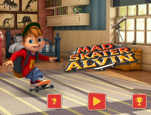 นักเล่นสเก็ตบ้าอัลวิน  เกมออนไลน์