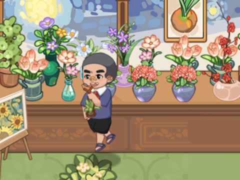 มาร์ทปริศนาจับคู่ดอกไม้  เกมออนไลน์