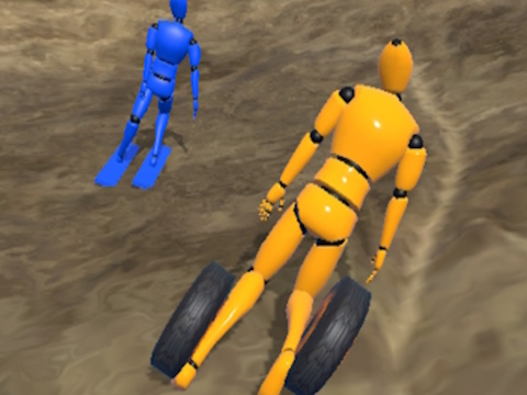 Ragdoll Racing: ลงเขาสุดขีด  เกมออนไลน์