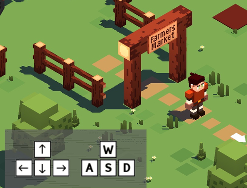 ตลาดเกษตรกร Apple Knight  เกมออนไลน์