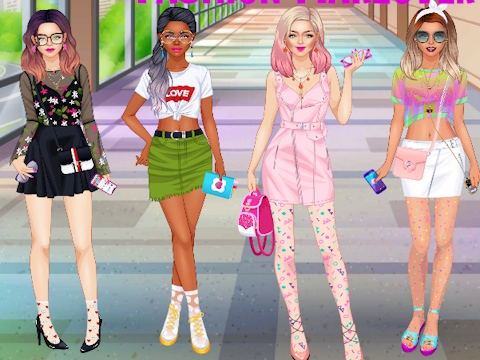 โฉมแฟชั่นทีมสาววิทยาลัย  เกมออนไลน์