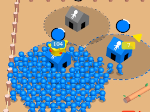 Giant Crowd io: ยึดบ้าน  เกมออนไลน์