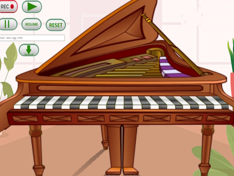 เครื่องจำลองเปียโนออนไลน์  เกมออนไลน์