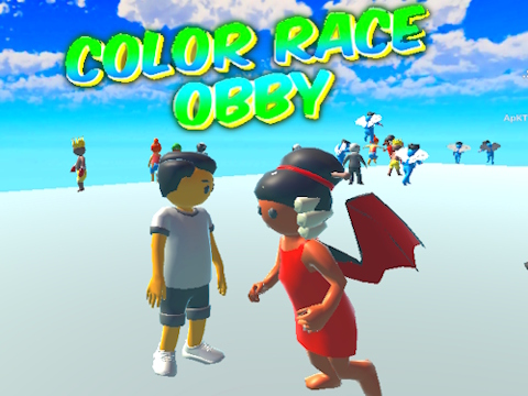 Obby การแข่งขันสี  เกมออนไลน์