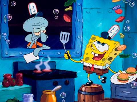 SpongeBob ค้นหาความแตกต่าง  เกมออนไลน์