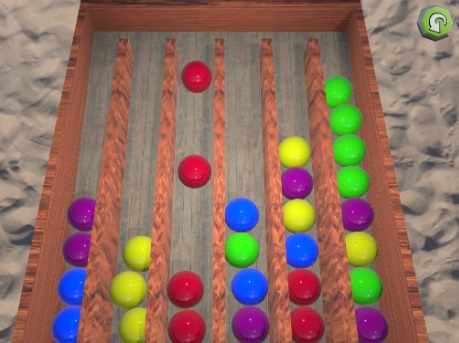 สุดยอดการเรียงลำดับบอล  เกมออนไลน์