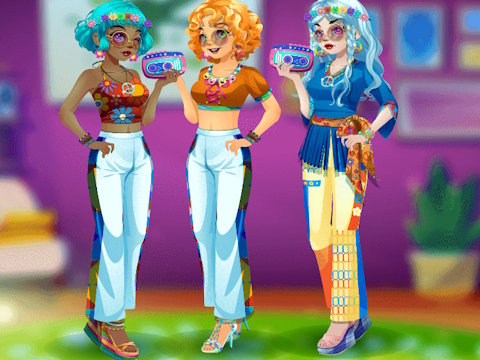 Girly สนุก Groovy  เกมออนไลน์