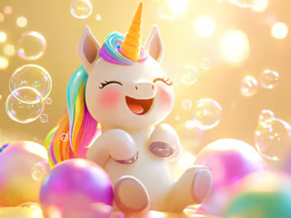 ปริศนาจิ๊กซอว์: ความสนุกฟองยูนิคอร์น  เกมออนไลน์