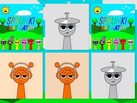 การแข่งขันการ์ด Sprunki  เกมออนไลน์