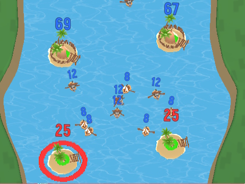 การต่อสู้เพื่อหมู่เกาะ  เกมออนไลน์